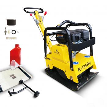 BAMATO vibrating plate R-135RV with forward and return motion XXL accessory kit 25 kN